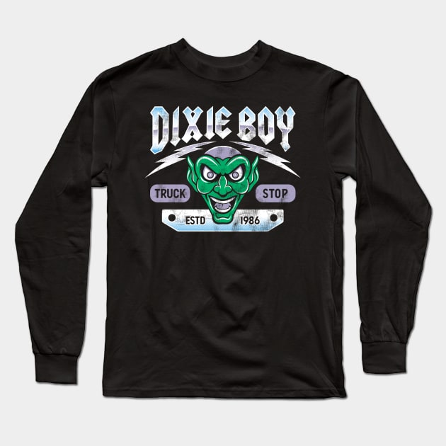 Dixie Boy Truck Stop - Maximum Overdrive - Vintage Horror Long Sleeve T-Shirt by Nemons